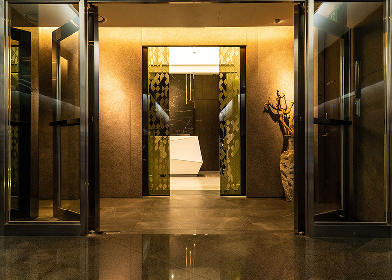 Operating room entrance